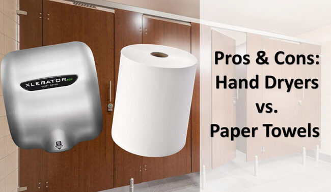 Hand towels vs hand air dryers