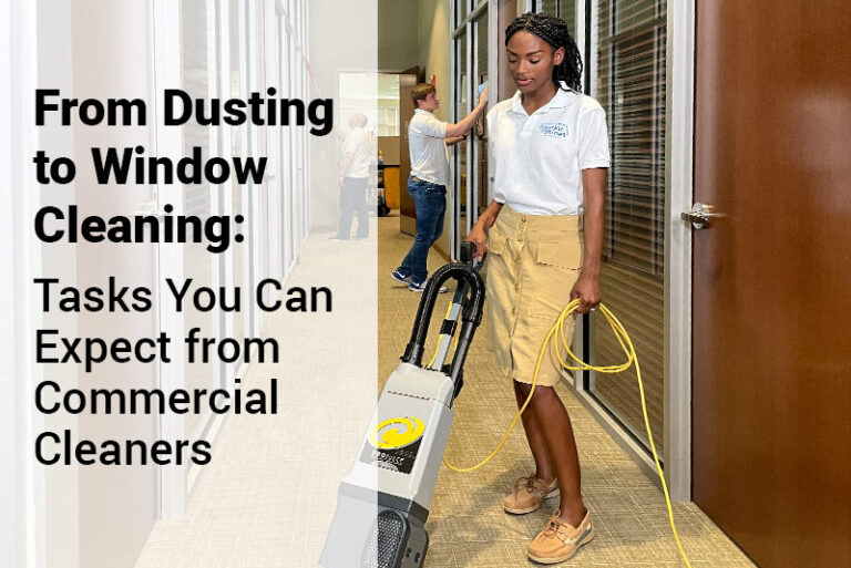 Commercial cleaning tasks